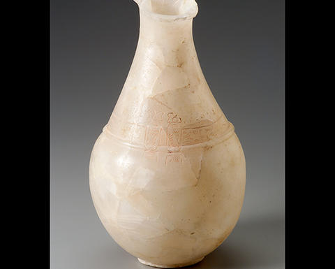 Ewer with trefoil mouth.